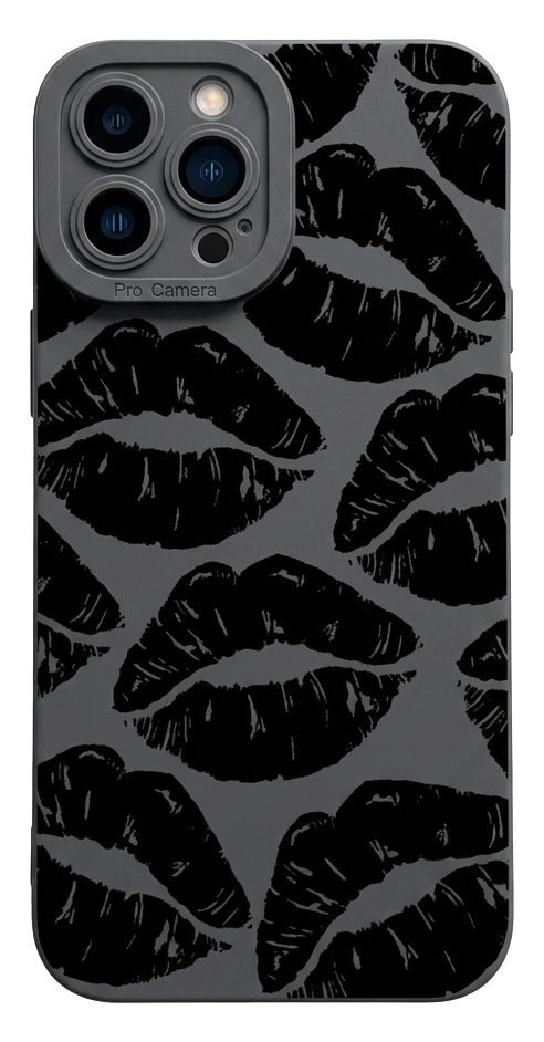 Pretty Smack Society Phone Case — Kiss Print